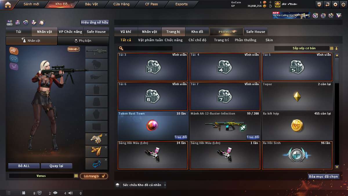 shop acc cf uy tin gia re